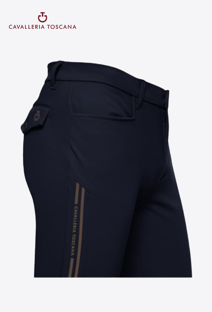 Cavalleria Toscana - Herrenreithose mit Kniebesatz aus geprägtem Silikon