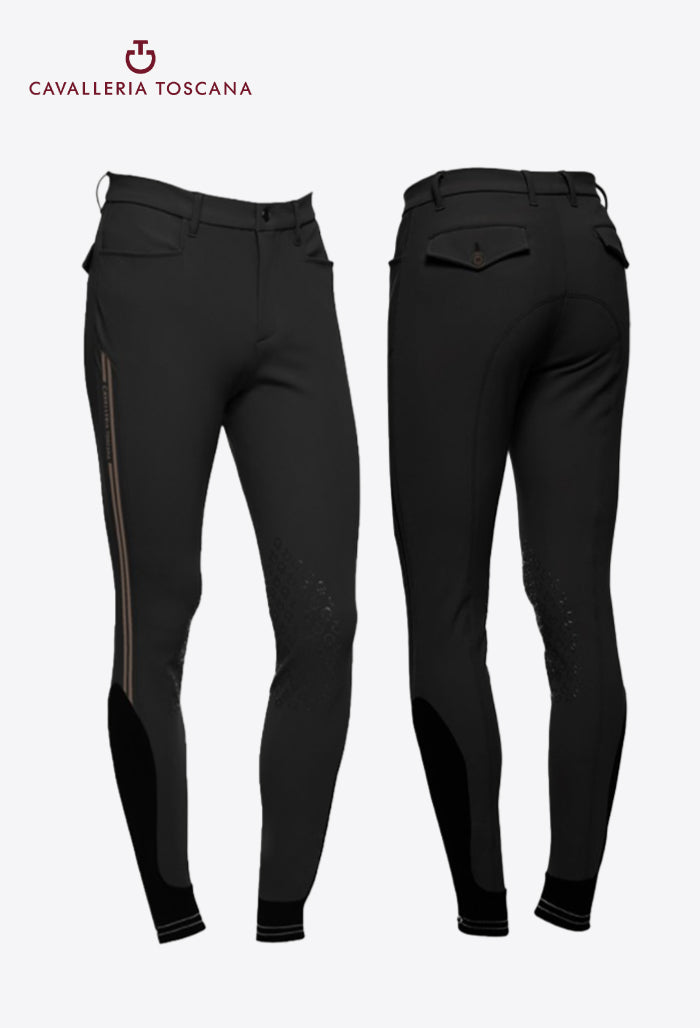 Cavalleria Toscana - Men's Knee Grip Breeches Embossed Silicone