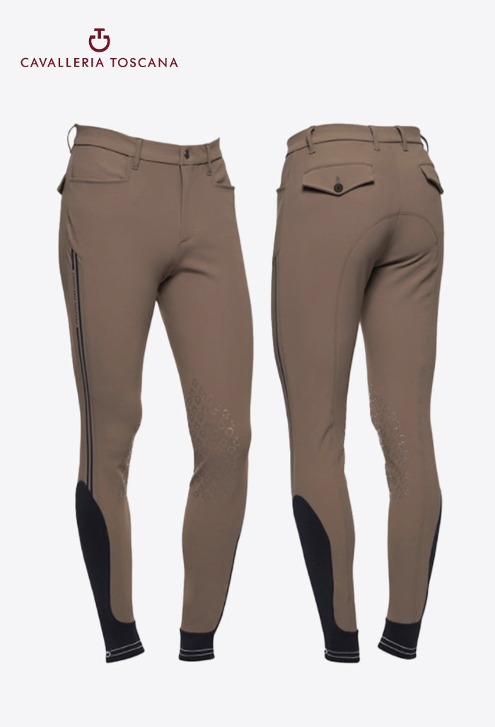 Cavalleria Toscana - Men's Knee Grip Breeches Embossed Silicone