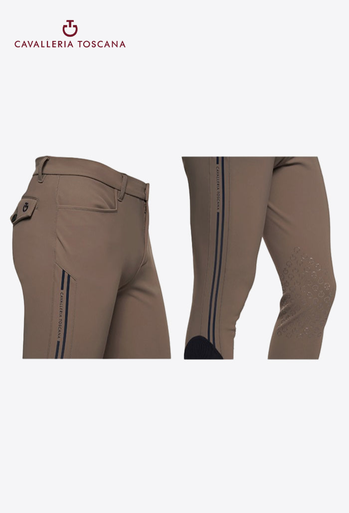 Cavalleria Toscana - Men's Knee Grip Breeches Embossed Silicone