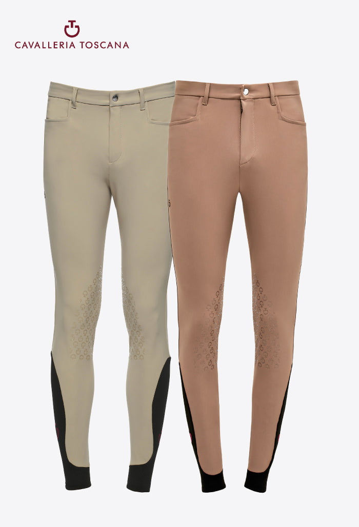 Cavalleria Toscana - Herrenreithose mit Kniebesatz, Neues Grip-System