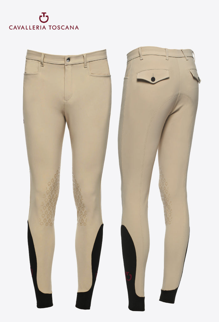 Cavalleria Toscana - Herrenreithose mit Kniebesatz, Neues Grip-System