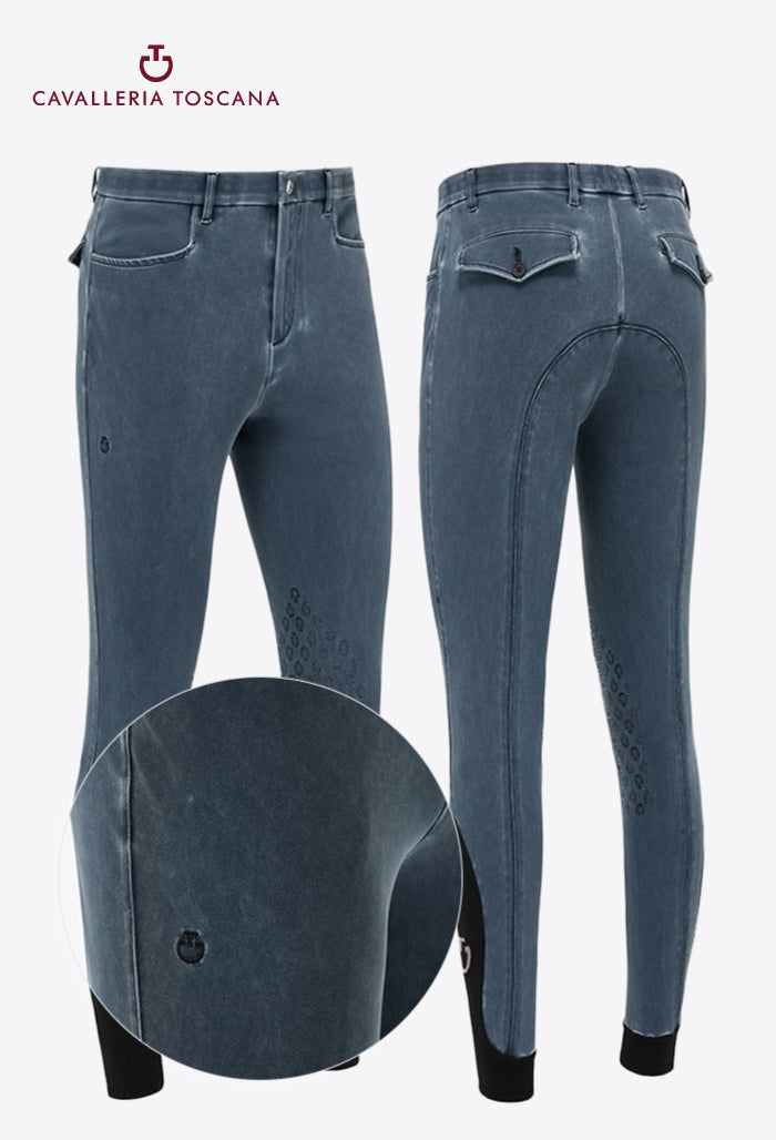 Cavalleria Toscana - Reithose Herren mit Kniebesatz und New Grip System