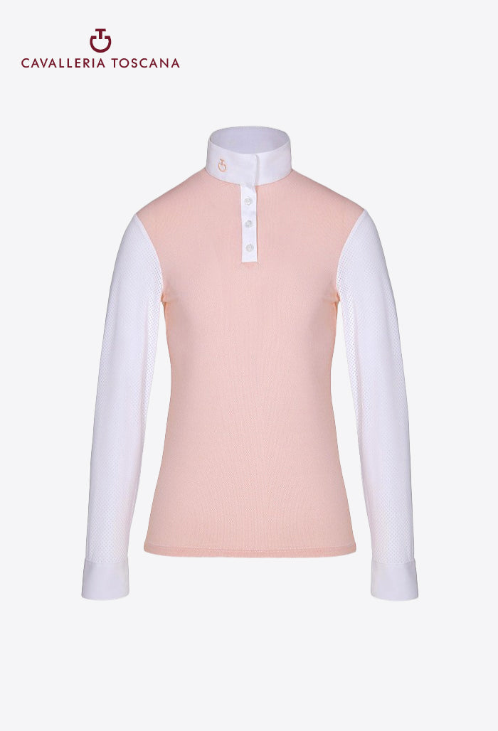 Cavalleria Toscana - Damen-Poloshirt, Jacquard