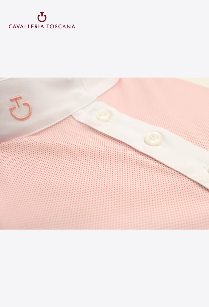 Cavalleria Toscana - Damen-Poloshirt, Jacquard