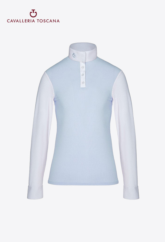 Cavalleria Toscana - Damen-Poloshirt, Jacquard