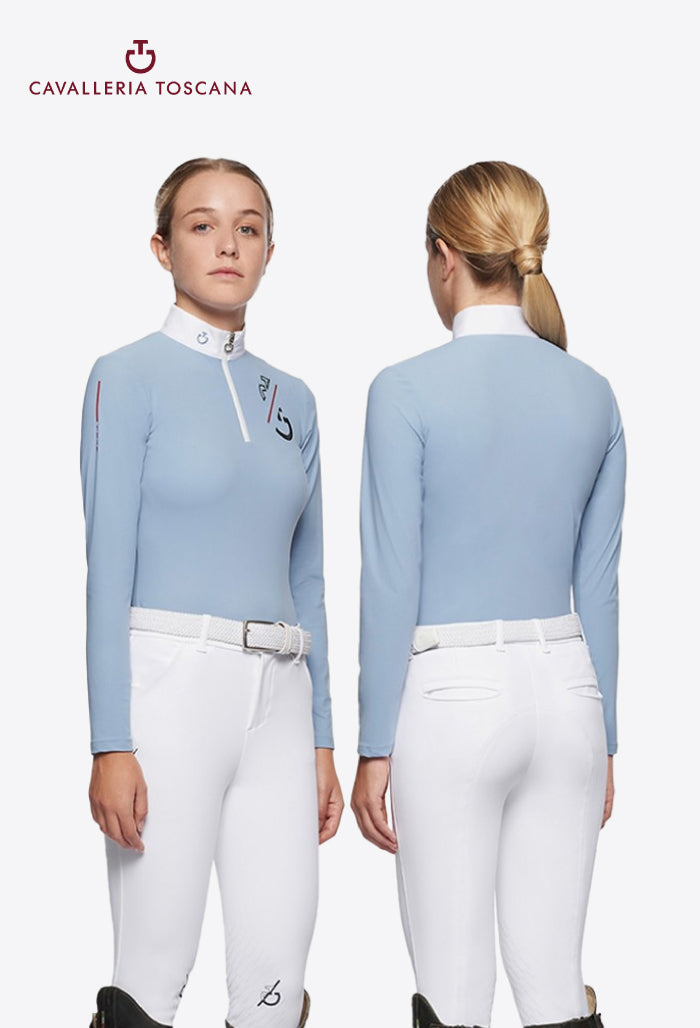 Cavalleria Toscana - Children's Competition Polo Shirt CT Team L/S Jersey