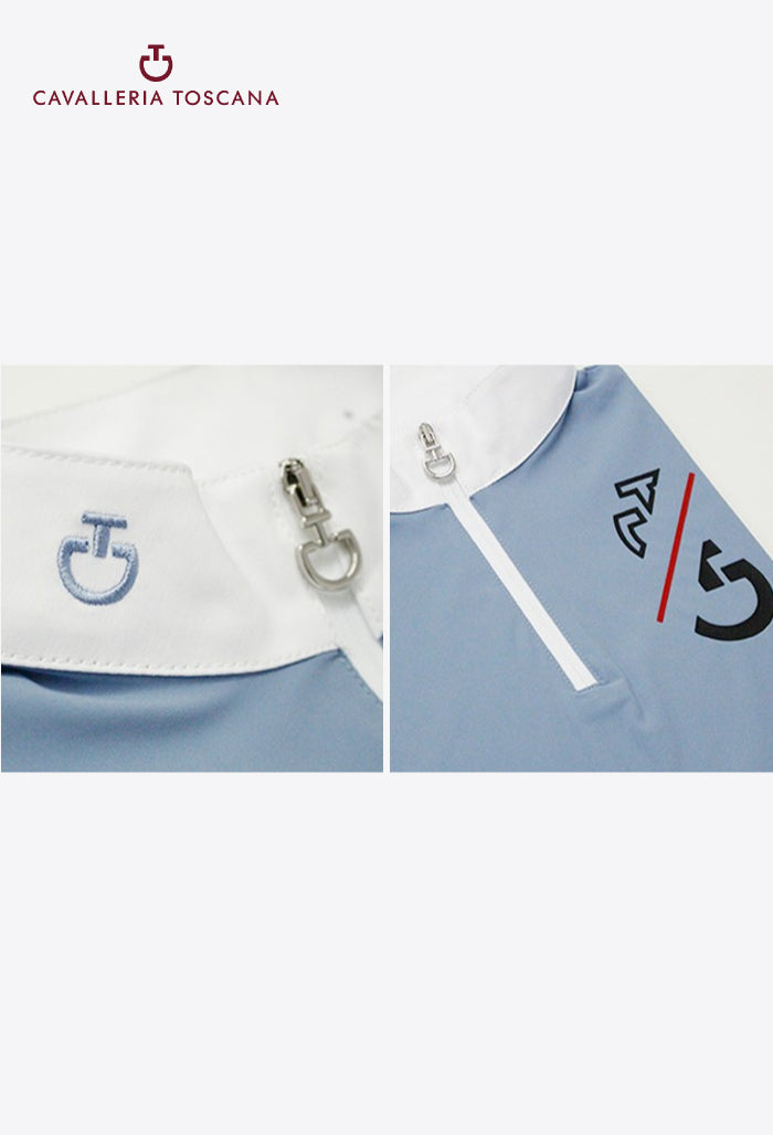 Cavalleria Toscana - Children's Competition Polo Shirt CT Team L/S Jersey