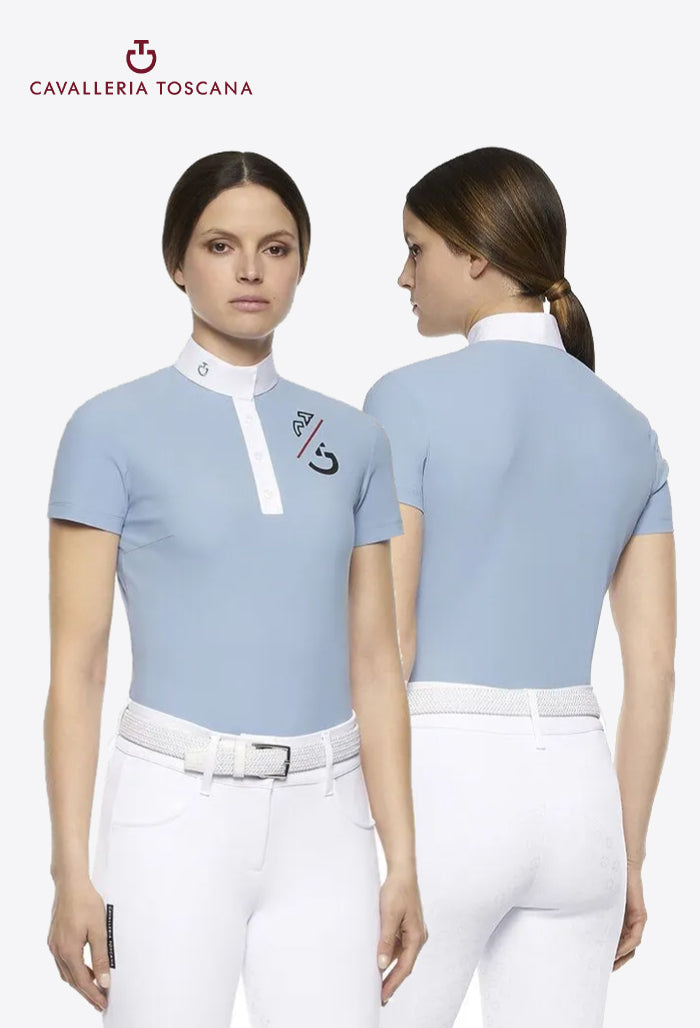 Cavalleria Toscana - Children's Competition Polo Shirt CT Team S/S Jersey