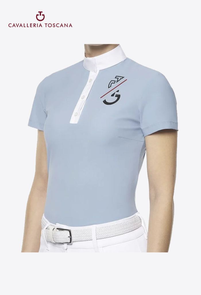 Cavalleria Toscana - Children's Competition Polo Shirt CT Team S/S Jersey