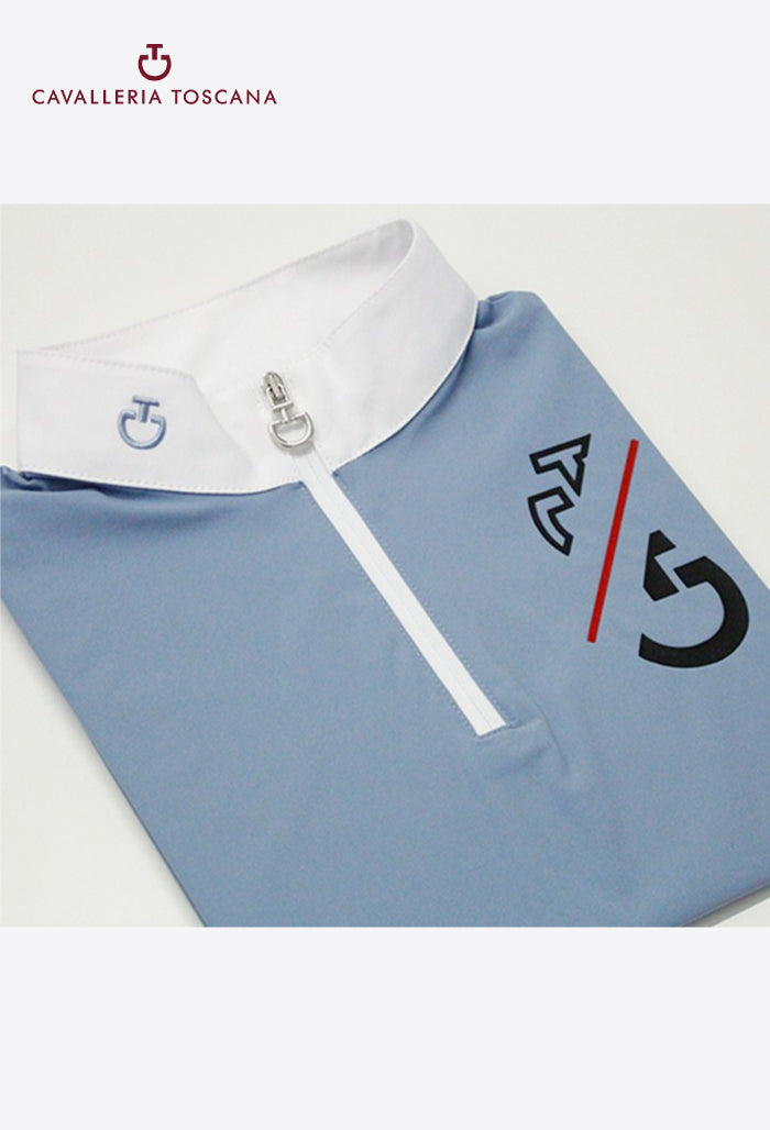 Cavalleria Toscana - Children's Competition Polo Shirt CT Team S/S Jersey