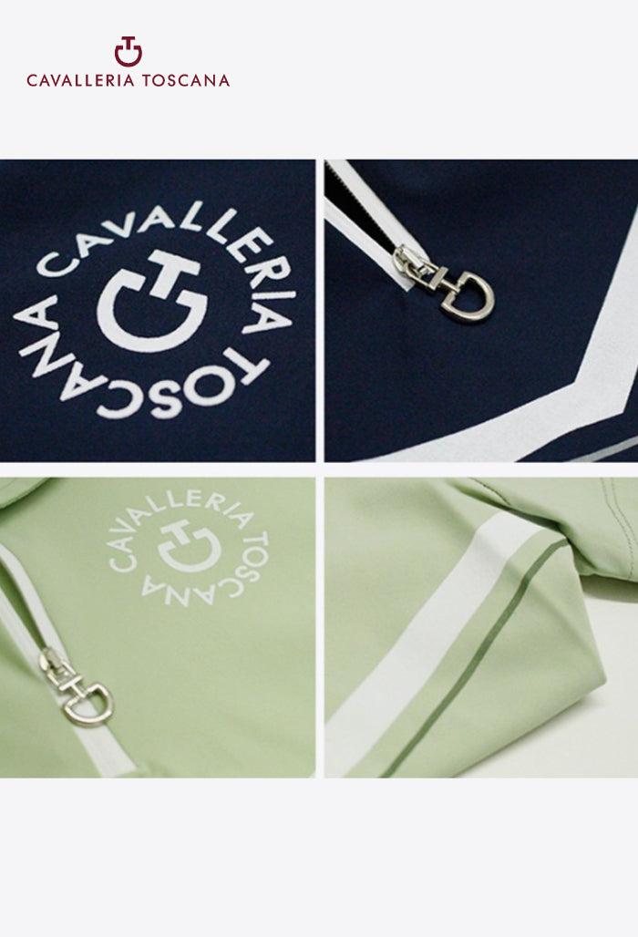 Cavalleria Toscana - Children’s CT Orbit Jersey Zip Training Polo