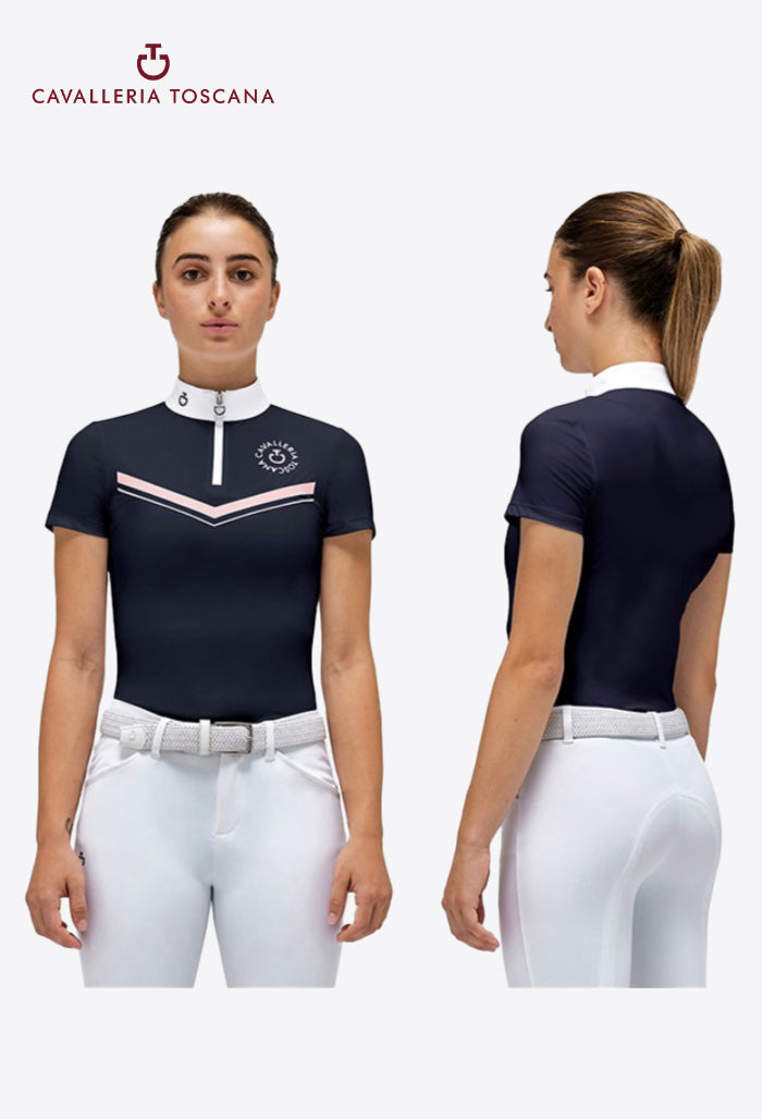 Cavalleria Toscana - Children's Competition Shirt CT Orbit Print