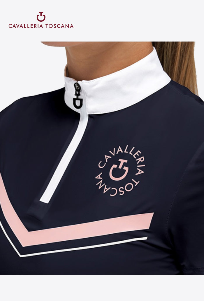 Cavalleria Toscana - Children's Competition Shirt CT Orbit Print