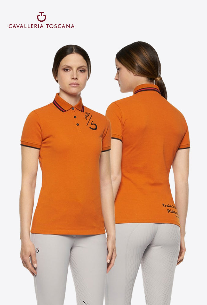 Cavalleria Toscana - Damen CT Team Piqué Poloshirt