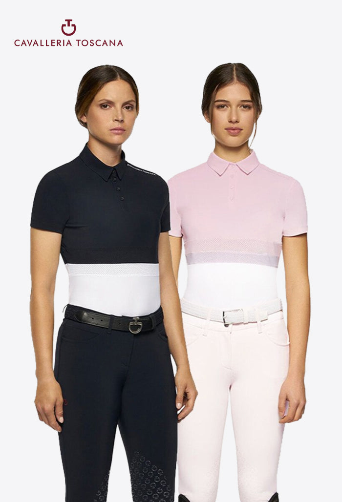 Cavalleria Toscana - Women's Polo Shirt Striped