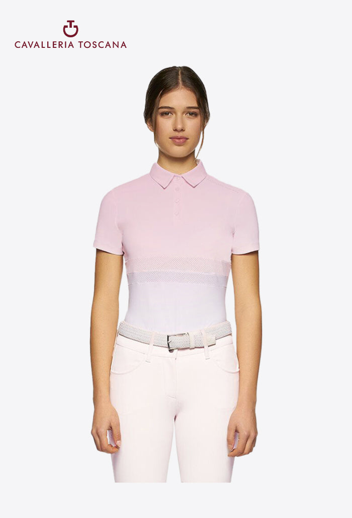 Cavalleria Toscana - Women's Polo Shirt Striped
