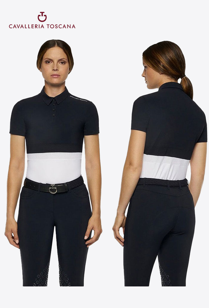Cavalleria Toscana - Women's Polo Shirt Striped