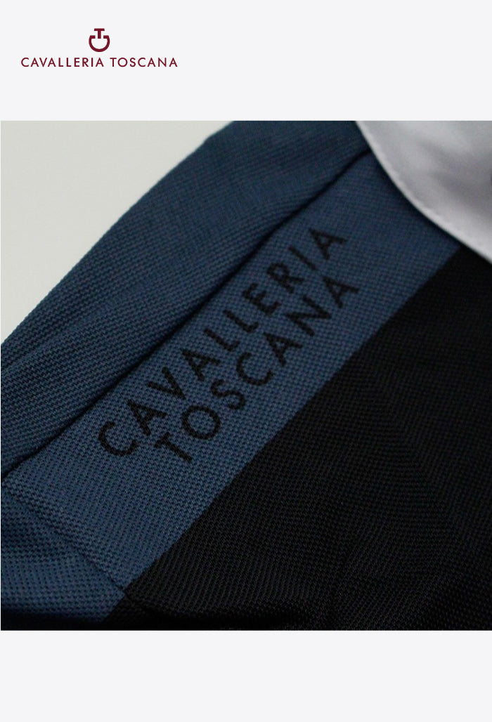 Cavalleria Toscana - Kinder Turniershirt TECH PIQUÉ Bedruckt L/S