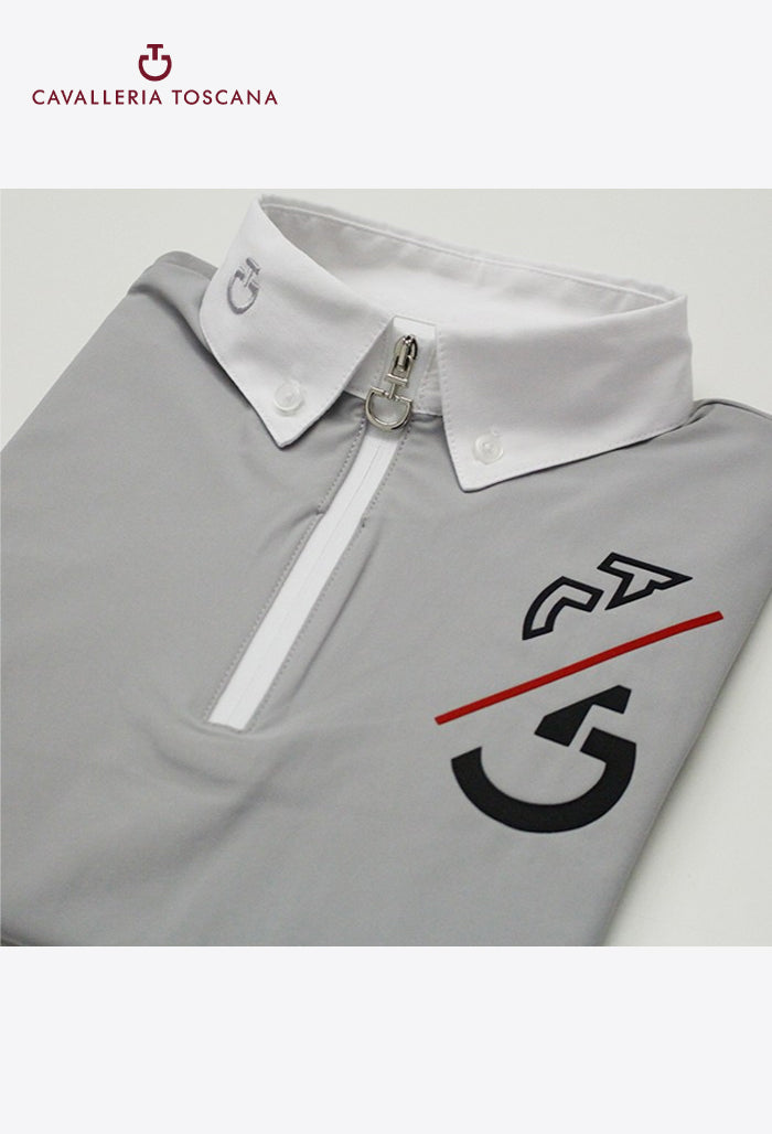 Cavalleria Toscana - Children's Competition Polo Shirt CT Team S/S Jersey