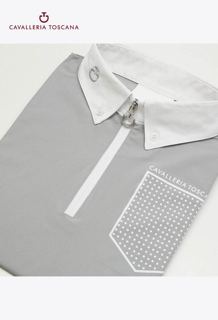 Cavalleria Toscana - Children's Competition Polo Shirt Flock