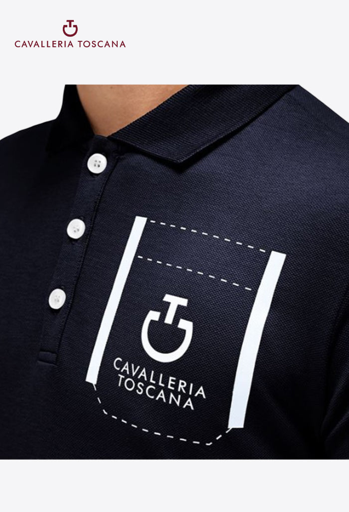 Cavalleria Toscana – Kinder Reitshirt mit CT-Taschendruck