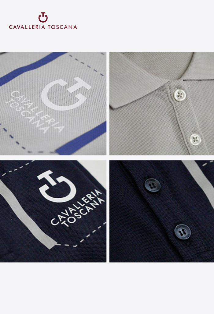 Cavalleria Toscana – Kinder Reitshirt mit CT-Taschendruck