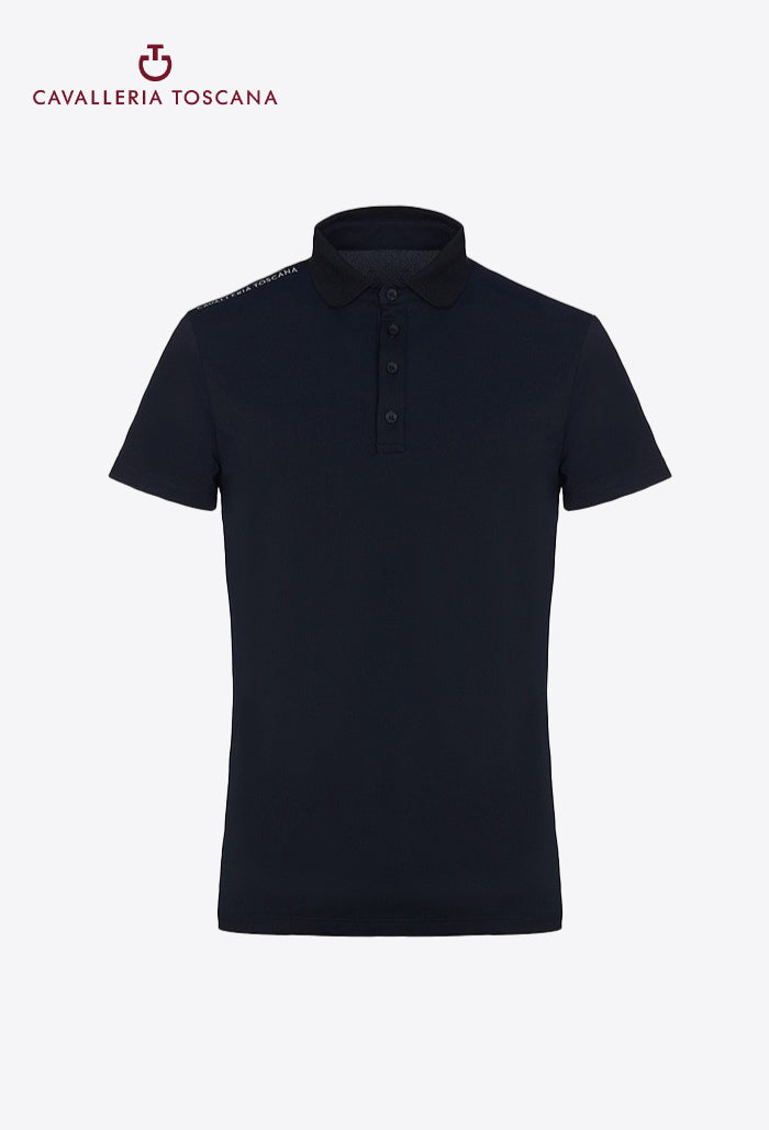 Cavalleria Toscana - Men's Polo Shirt Tech Piquet
