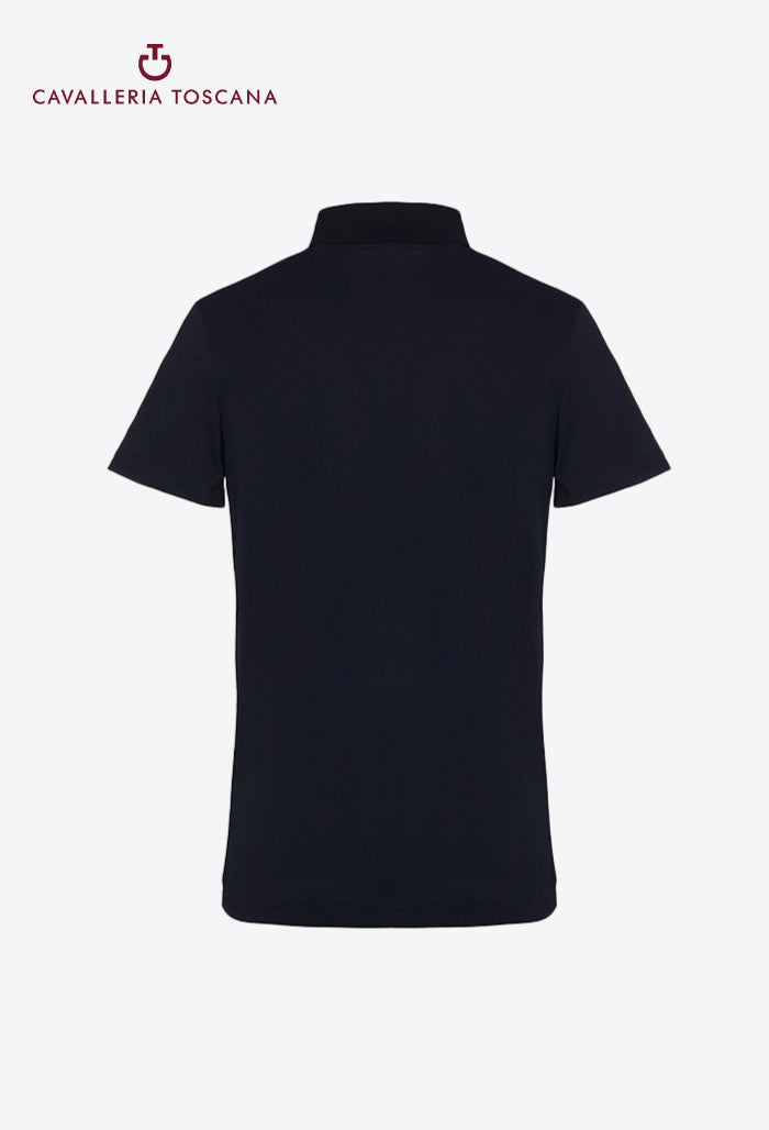 Cavalleria Toscana - Men's Polo Shirt Tech Piquet