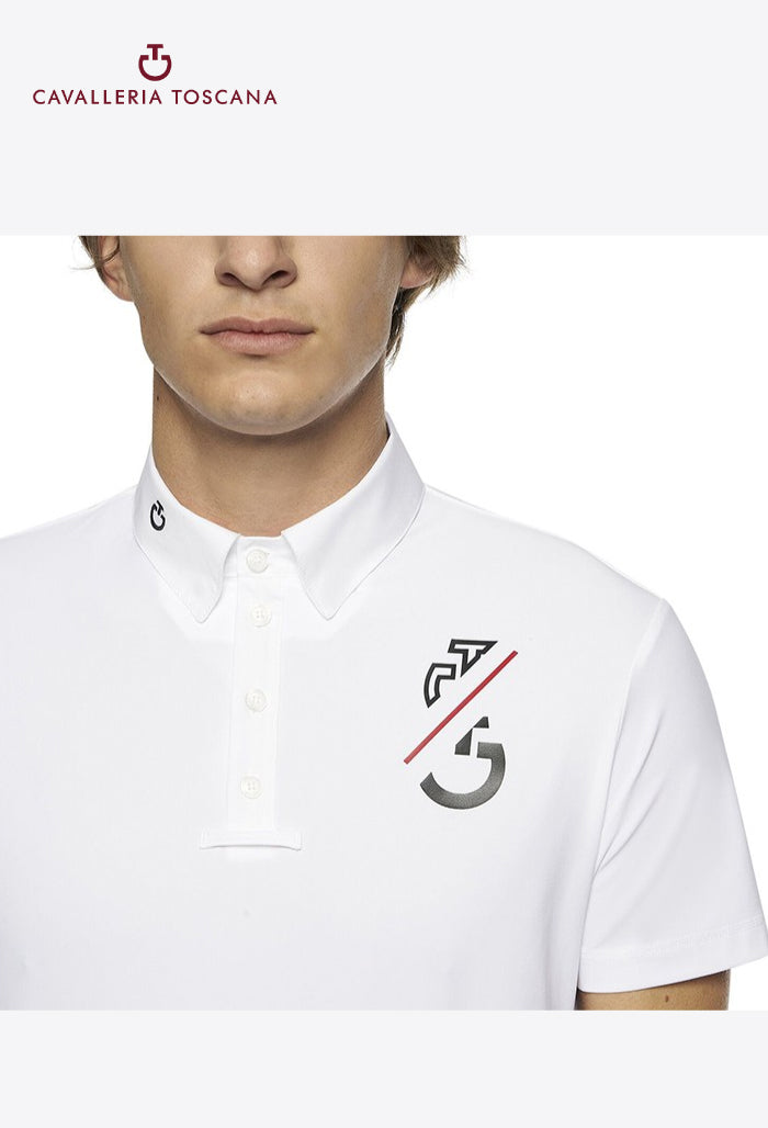 Cavalleria Toscana - Men's Competition Polo Shirt CT Team S/S