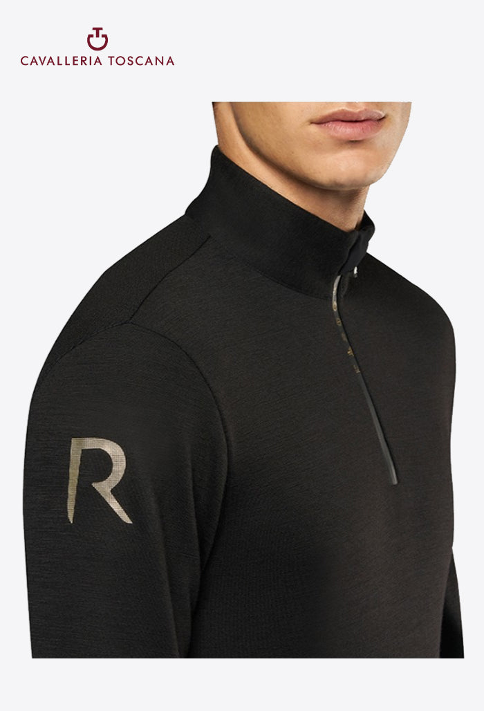 Cavalleria Toscana - Reitshirt für Herren REVO Premier Tech Wool L/S