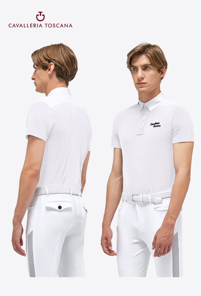Cavalleria Toscana - Men's Competition Polo Shirt Jersey S/S