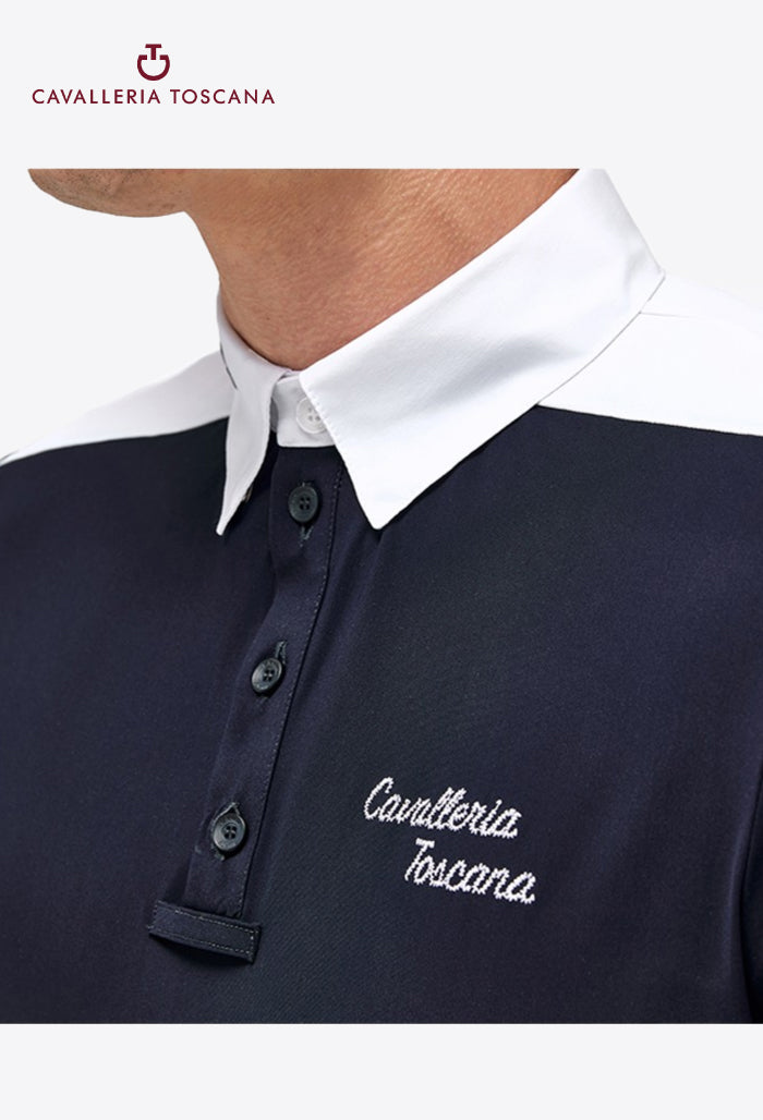 Cavalleria Toscana - Men's Competition Polo Shirt Jersey S/S