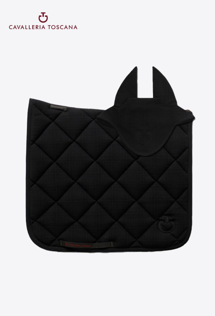Cavalleria Toscana - Schabracken-Set Jersey gesteppt Rhomben