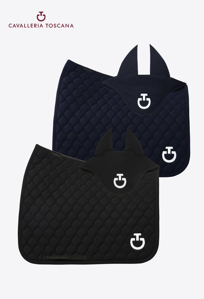 Cavalleria Toscana - Dressage Saddle Pad Set with Circular Quilting