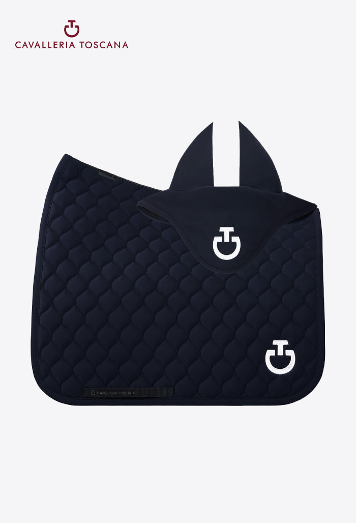 Cavalleria Toscana - Dressage Saddle Pad Set with Circular Quilting