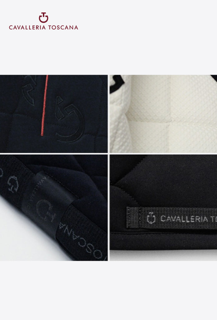 Cavalleria Toscana - Schabracke Set CT Team Red Stripe (Dressage)