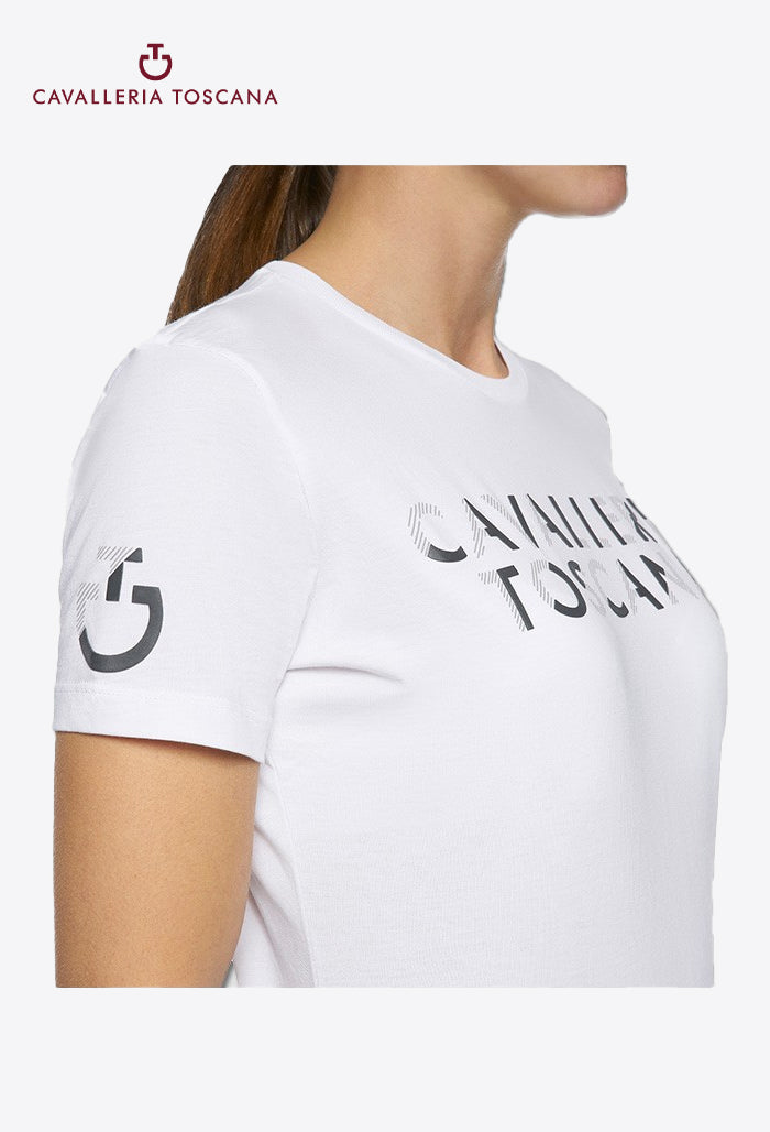 Cavalleria Toscana – Damen-T-Shirt mit Prägung