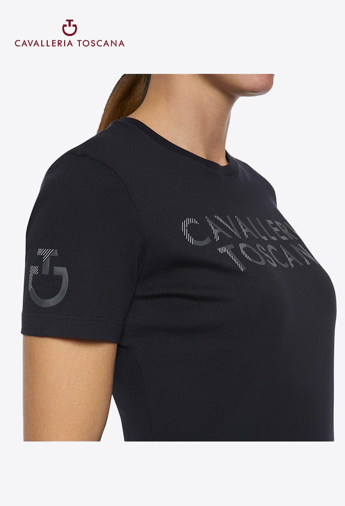 Cavalleria Toscana – Damen-T-Shirt mit Prägung