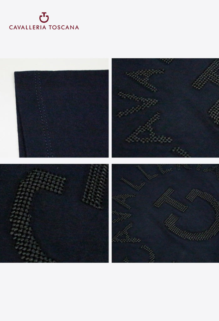Cavalleria Toscana - Herren T-Shirt „Pixel Stitch Orbit“