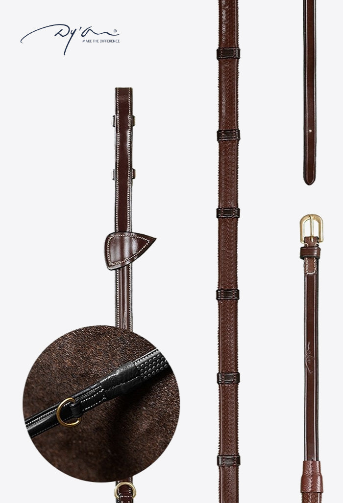 Dy'on - 1/2" (13 mm) Howlett Gummizügel mit 7 Lederstoppern