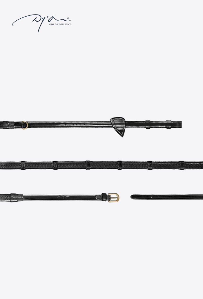 Dy'on - 1/2" (13 mm) Howlett Gummizügel mit 7 Lederstoppern