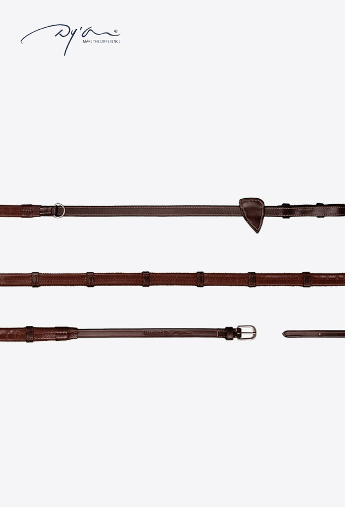 Dy'on - 1/2 Howlett Gummizügel mit 7 Lederstoppern