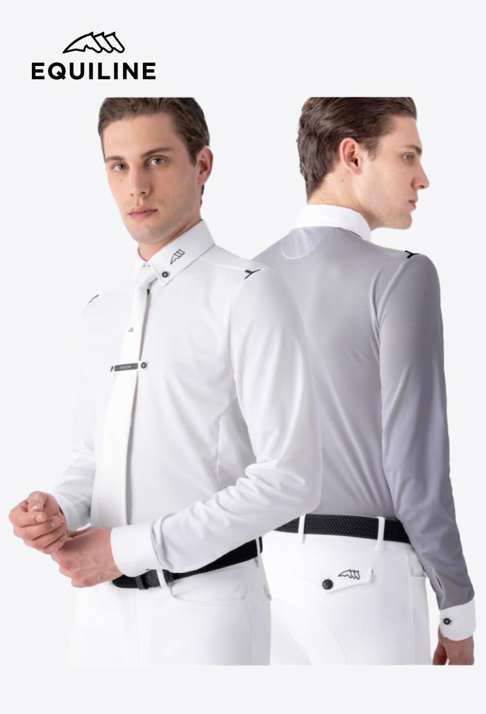 Equiline - Men's Competition Polo Shirt – Long Sleeve