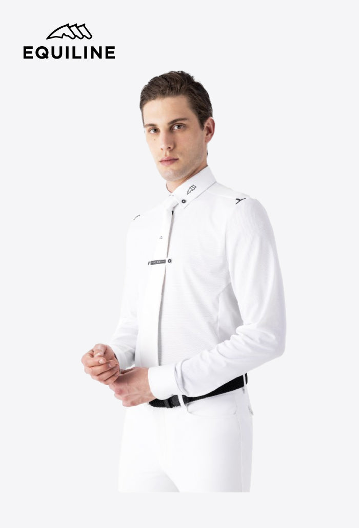 Equiline - Men's Competition Polo Shirt – Long Sleeve