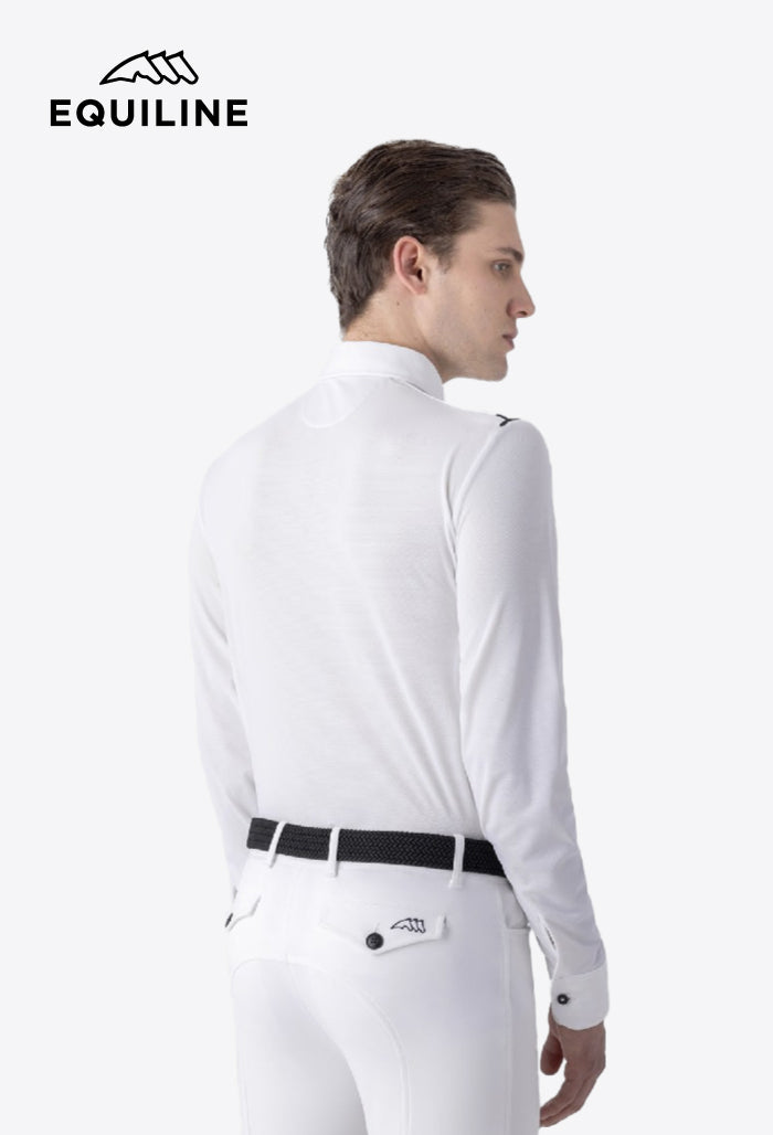 Equiline - Men's Competition Polo Shirt – Long Sleeve