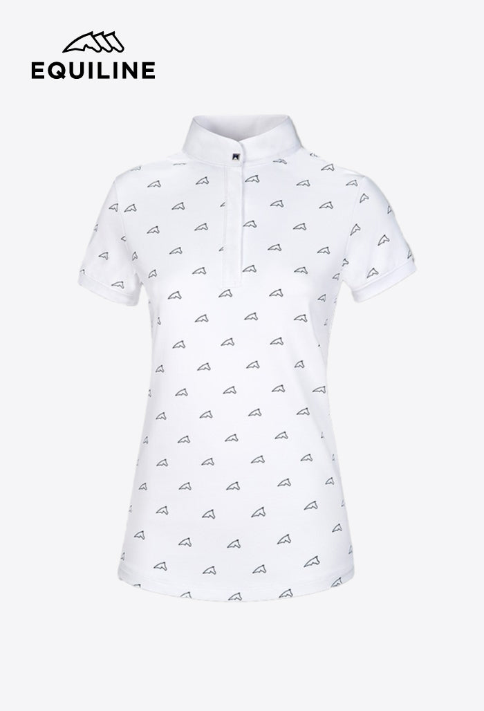 Equiline - Damen Polo-Shirt Pflaume K/A