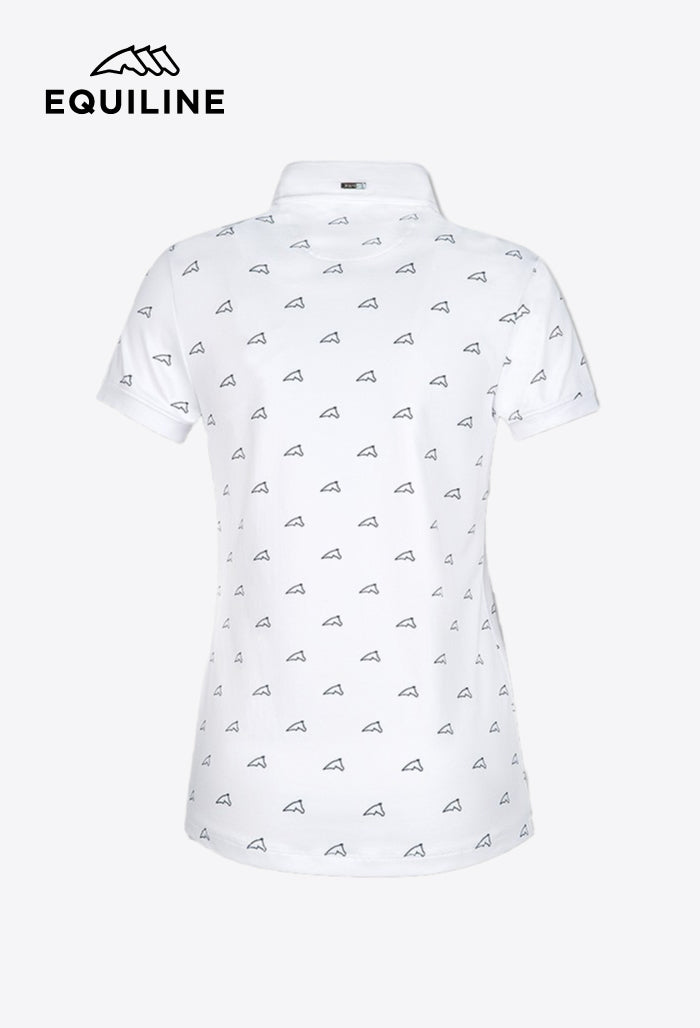 Equiline - Damen Polo-Shirt Pflaume K/A