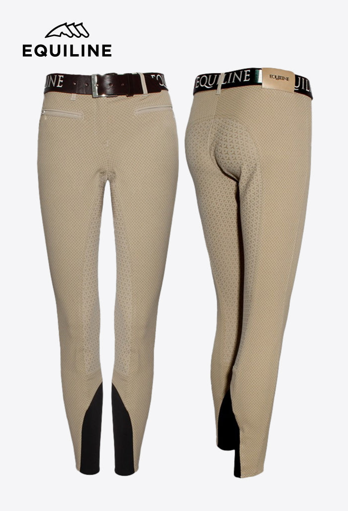 Equiline - Women's Full Grip Breeches Rose