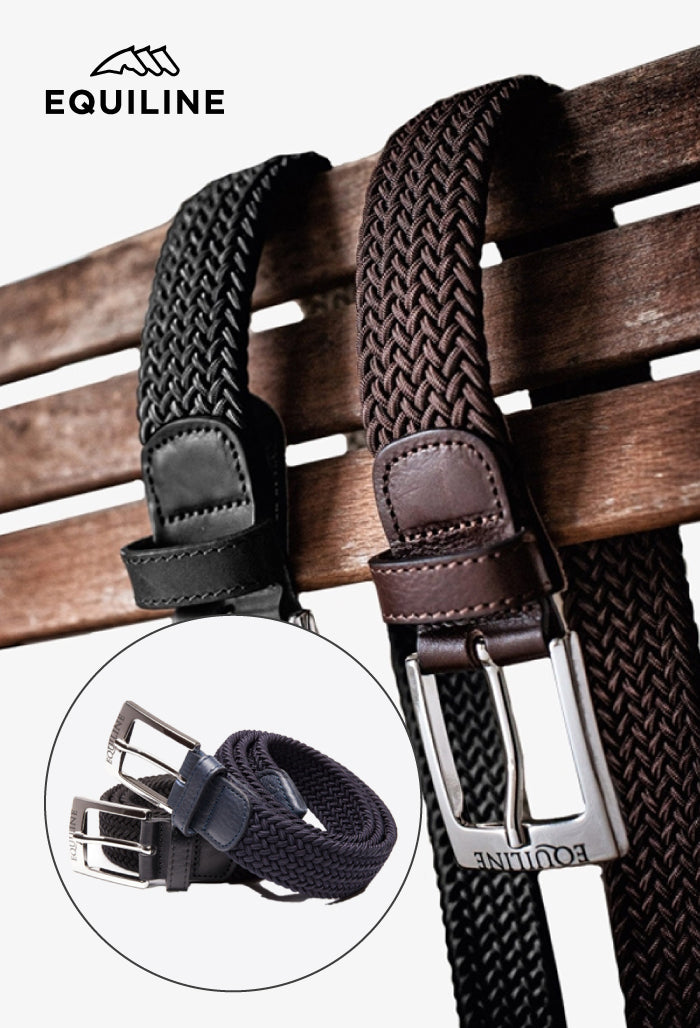 Equiline – Unisex-Gürtel mit geflochtenem Gummiband One